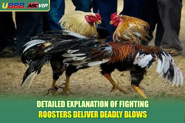 Detailed explanation of Fighting roosters deliver deadly blows