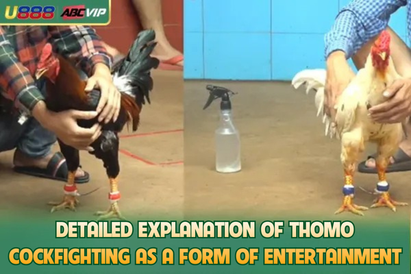 Detailed explanation of Thomo cockfighting as a form of entertainment