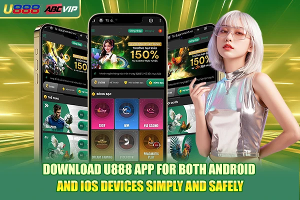 Download U888 app for both Android and iOS devices simply and safely