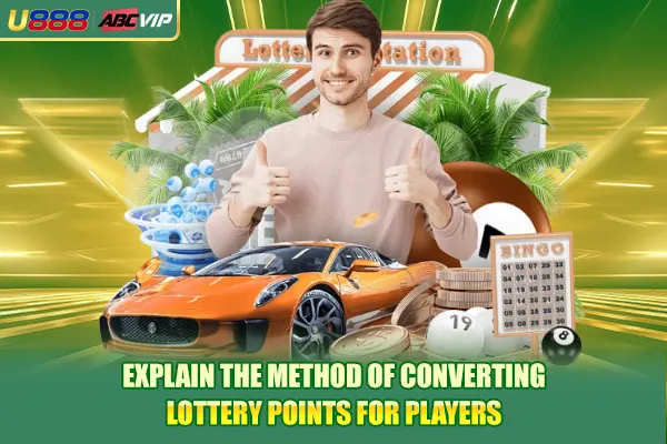 Explain the method of converting lottery points for players