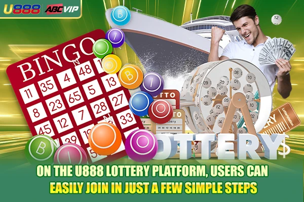 On the U888 Lottery platform, users can easily join in just a few simple steps