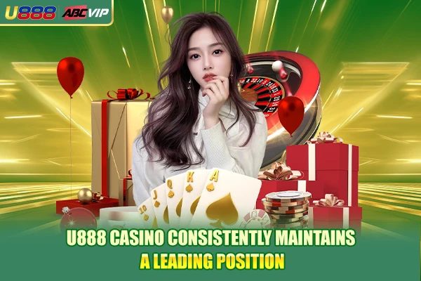U888 Casino consistently maintains a leading position