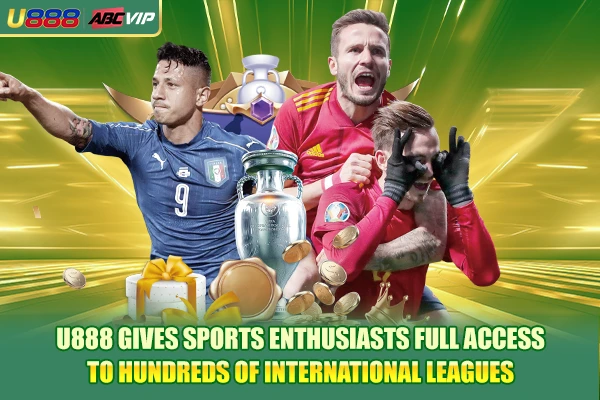 U888 gives sports enthusiasts full access to hundreds of international leagues
