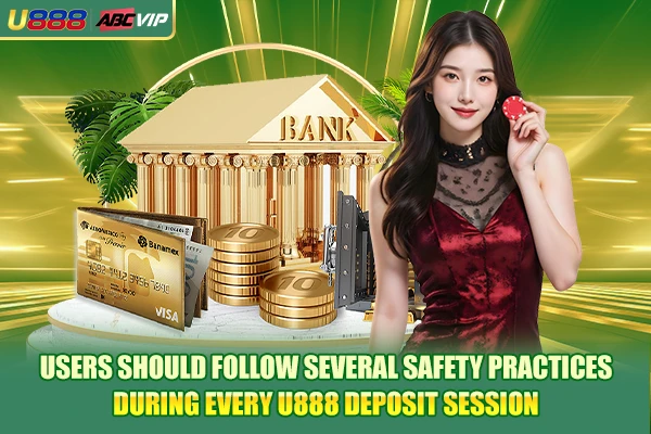 Users should follow several safety practices during every U888 deposit session