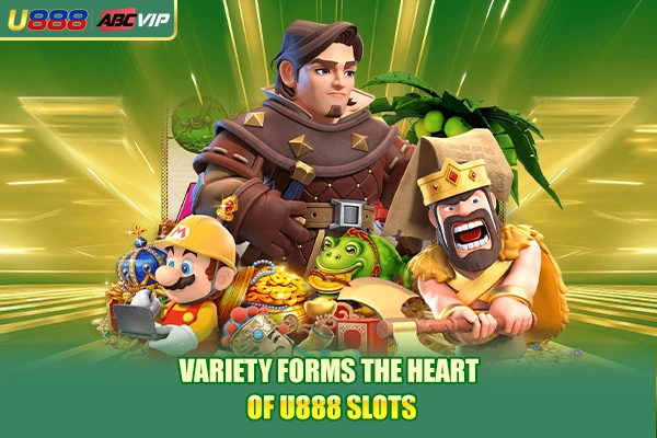 Variety forms the heart of U888 Slots